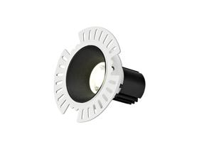 DM201780  Basy 9 Tridonic Powered 9W 4000K 890lm 36° CRI>90 LED Engine, 250mA Black Fixed Recessed Spotlight, IP20